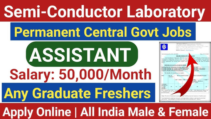 SCL Assistant Recruitment 2025, SCL Assistant Online Form 2025