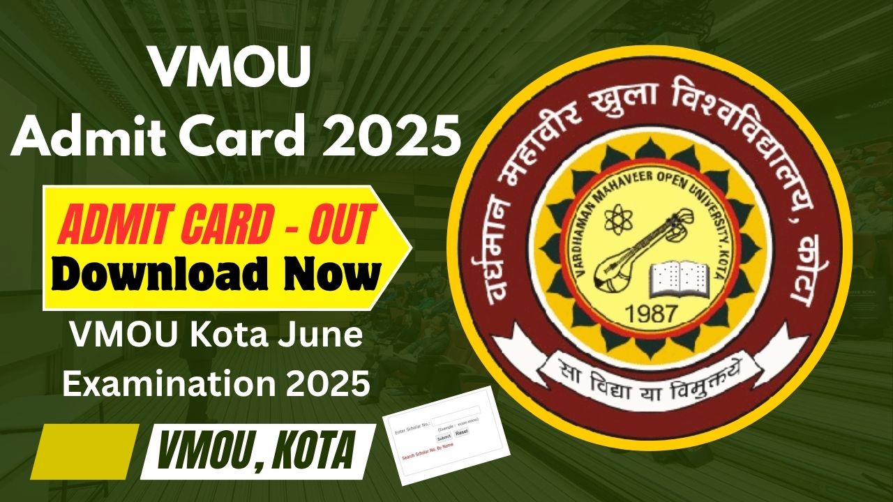 VMOU Admit Card 2025